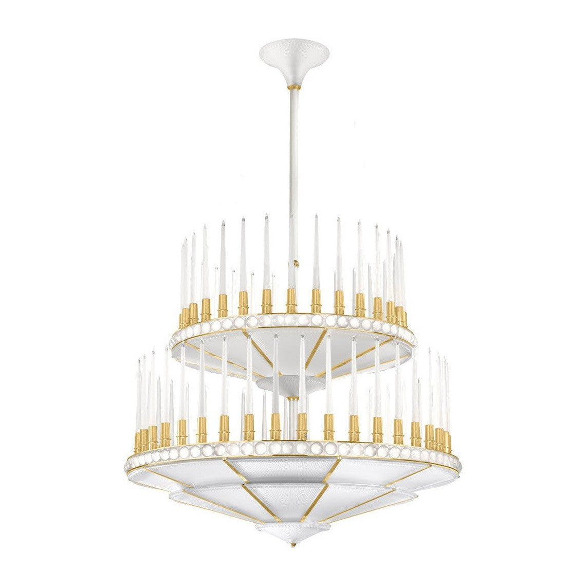 263-Light Crystal LED Chandelier / Satin Gilded