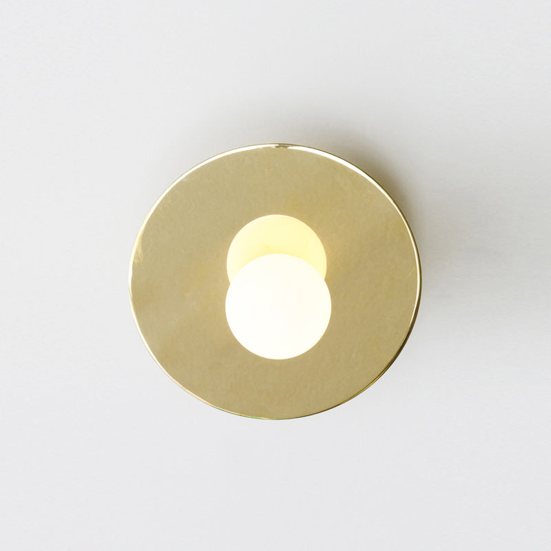 Black and Gold 23cm Ceiling Light / Without Light Source / Black Gold Diameter 23cm