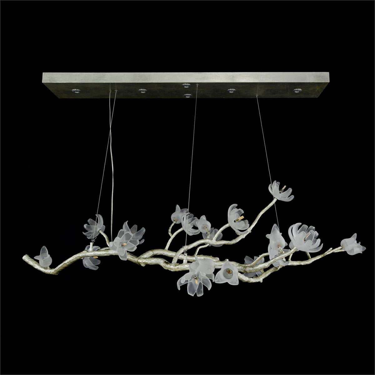 Magnolia and Tulip 19-Light Chandelier