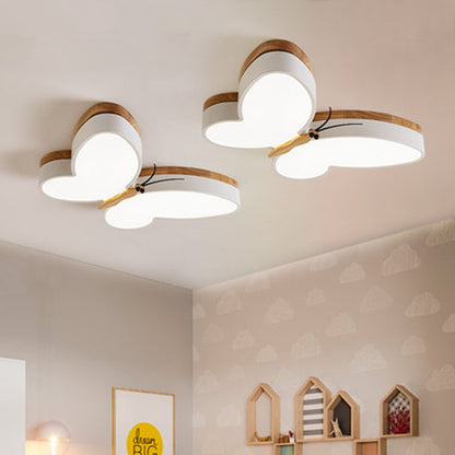 Butterfly Acrylic Dimmable Ceiling Light / White / 50cm / Warm light