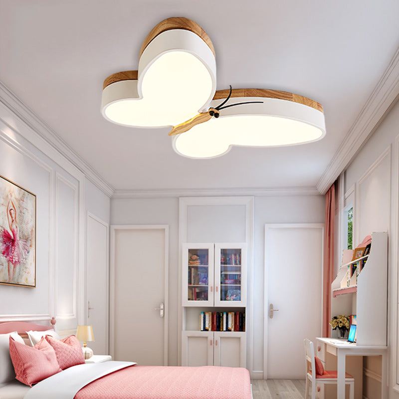 Butterfly Acrylic Dimmable Ceiling Light / White / 50cm / Tricolor dimming