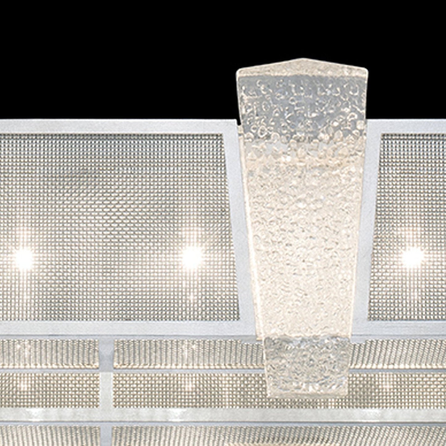 Cast Glass 52-Inch Linear Pendant Light