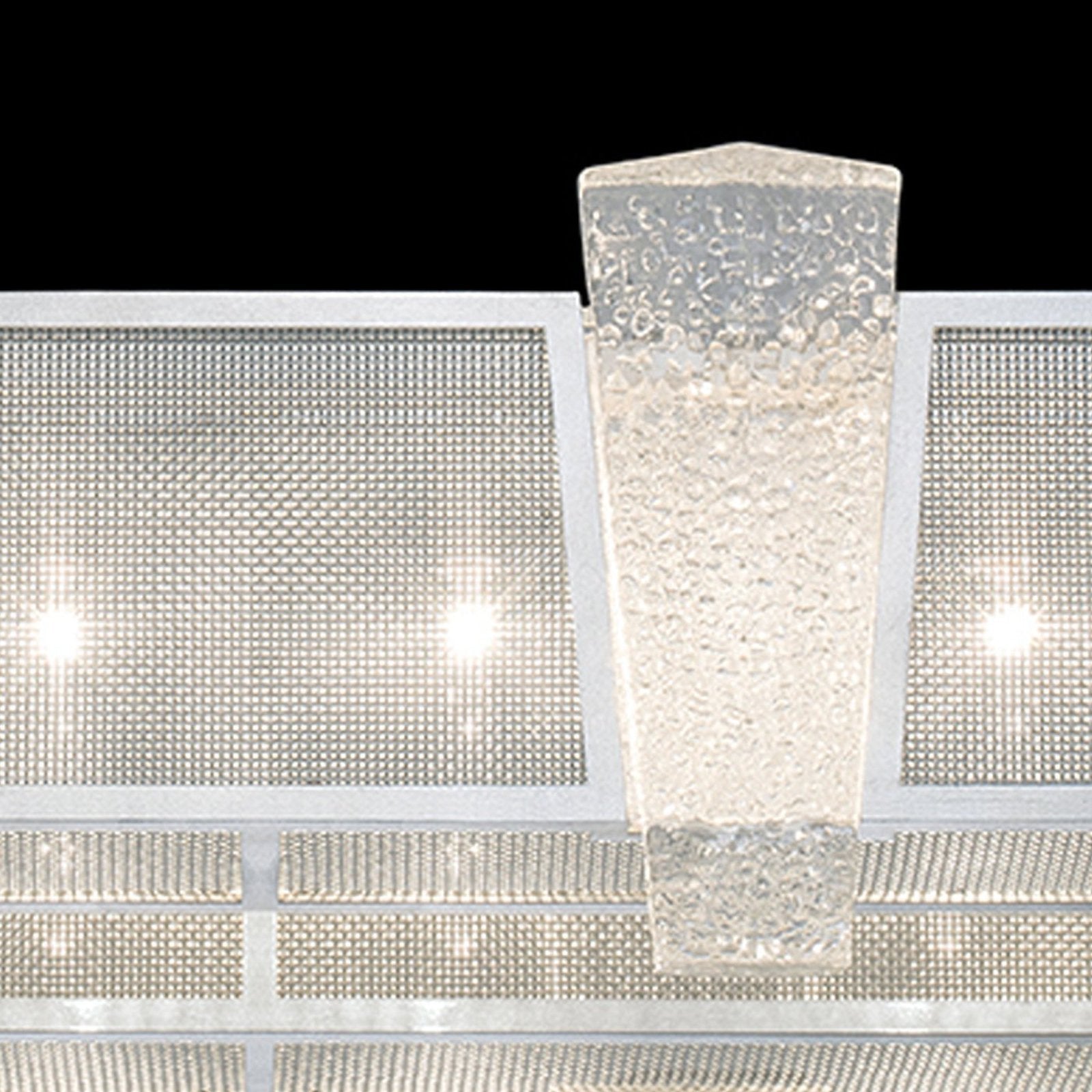 Cast Glass 52-Inch Linear Pendant Light