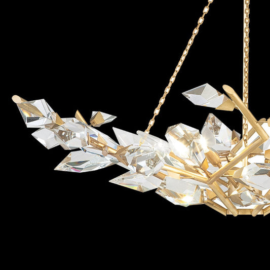 Crystal Branch 46.5-Inch Pendant Light / Silver