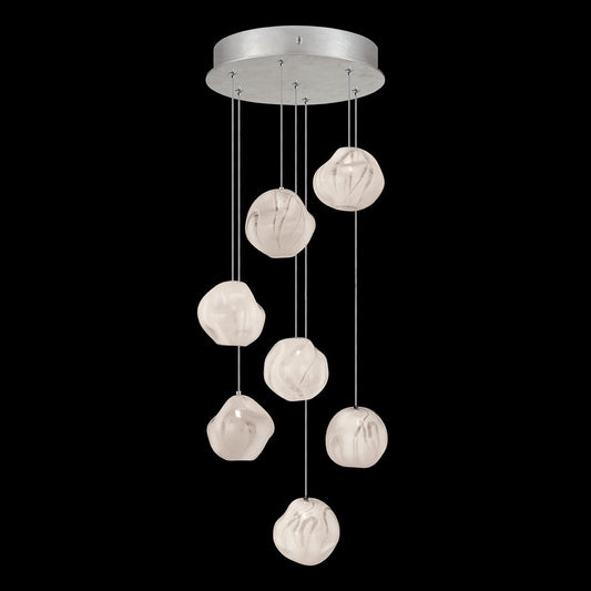 Handblown Glass 14-Inch Pendant Light