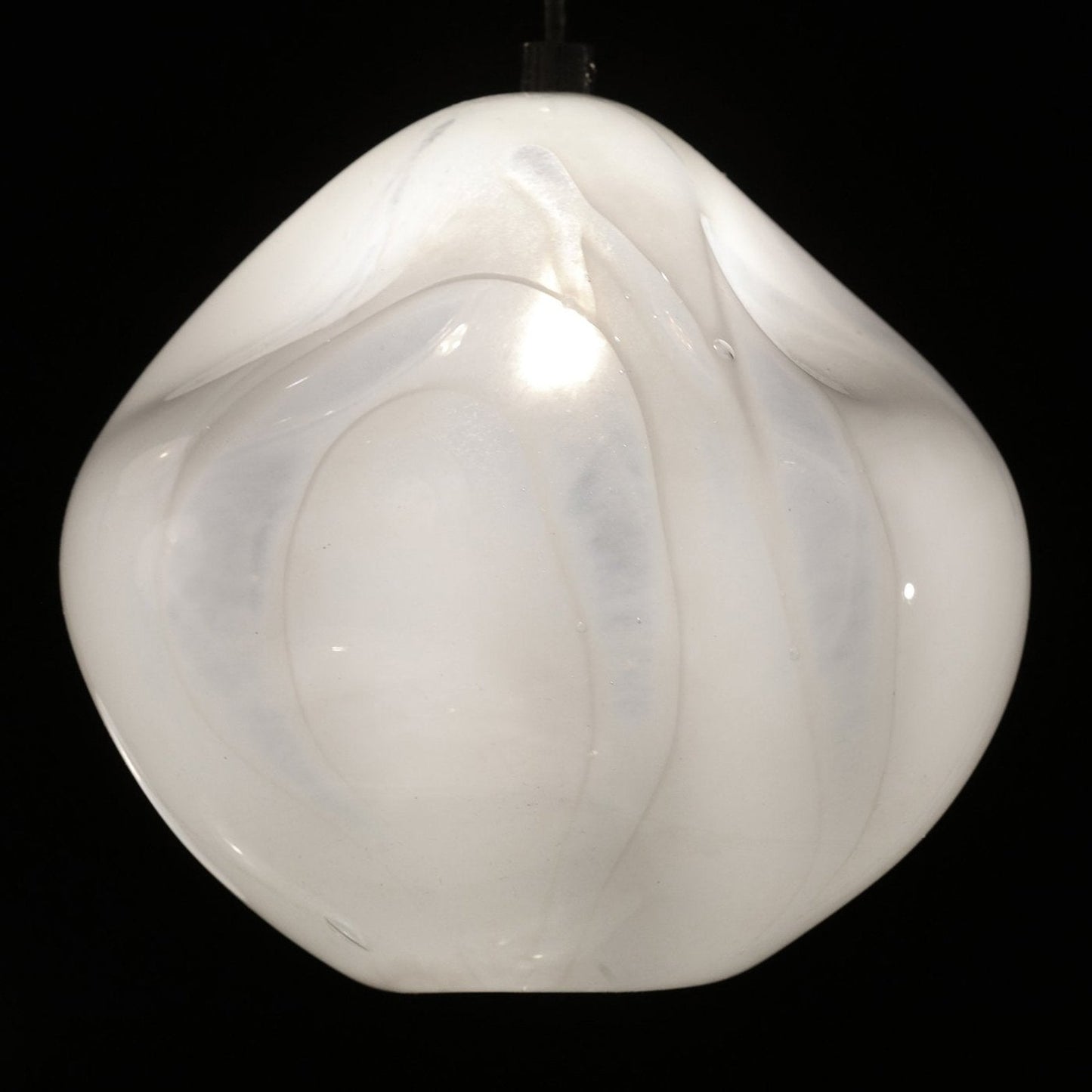 Handblown Glass 14-Inch Pendant Light