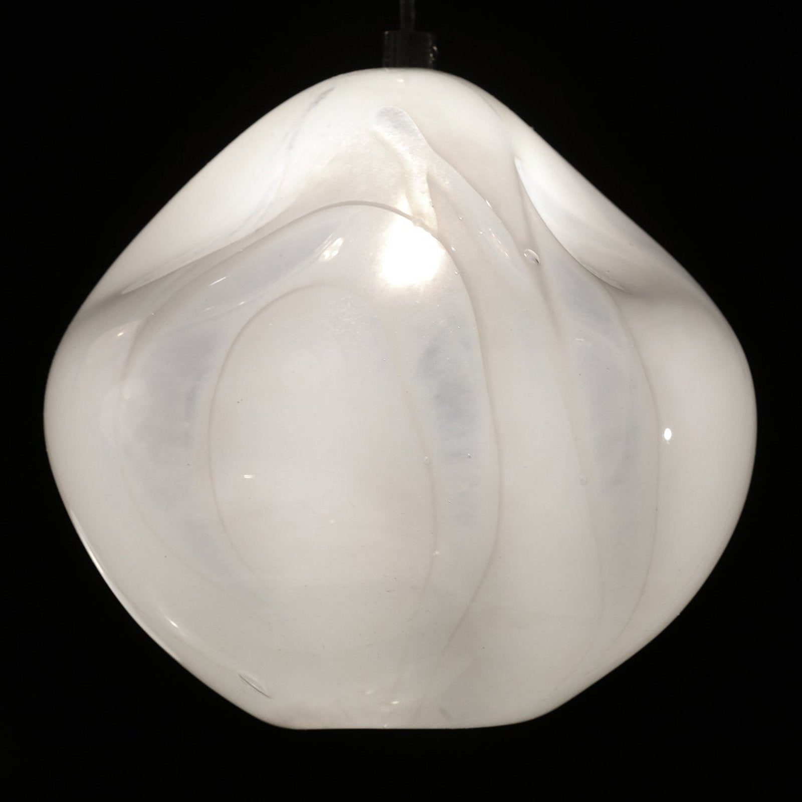 Handblown Glass 14-Inch Pendant Light