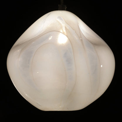 Handblown Glass 30-Inch Square Pendant