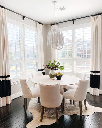 Layered Wood Rod Multi-Light Chandelier