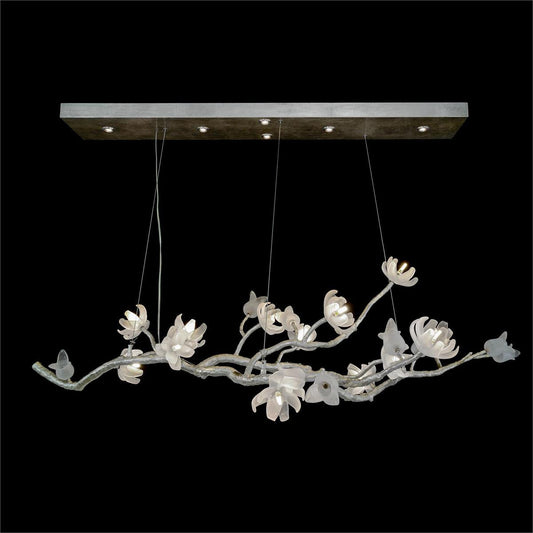 Magnolia and Tulip 19-Light Chandelier