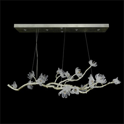 Magnolia and Tulip 19-Light Chandelier