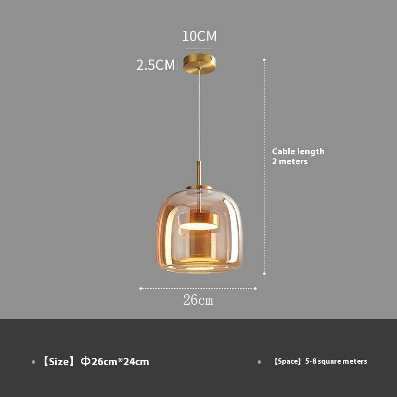 Modern Glass Jellyfish Wall Light