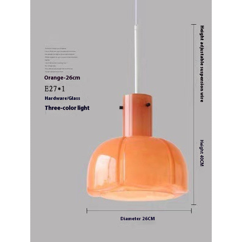 Retro Glass Bud Pendant Light