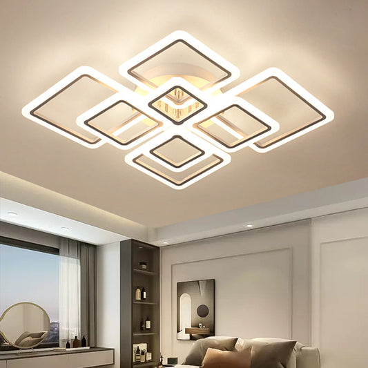 Square Acrylic Dimmable Ceiling Light