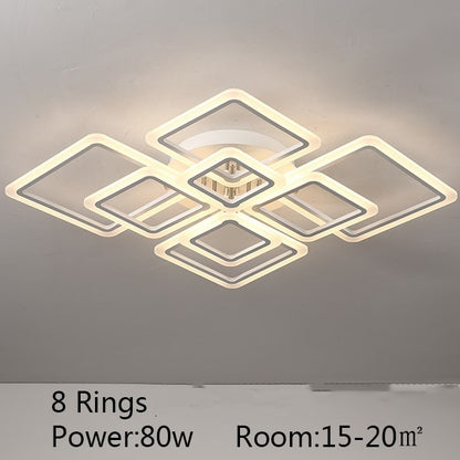 Square Acrylic Dimmable Ceiling Light
