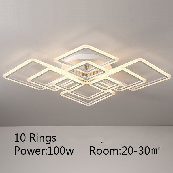 Square Acrylic Dimmable Ceiling Light