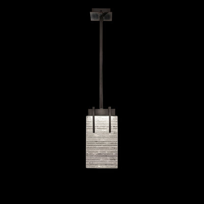 Textured Crystal 7.75-Inch LED Pendant