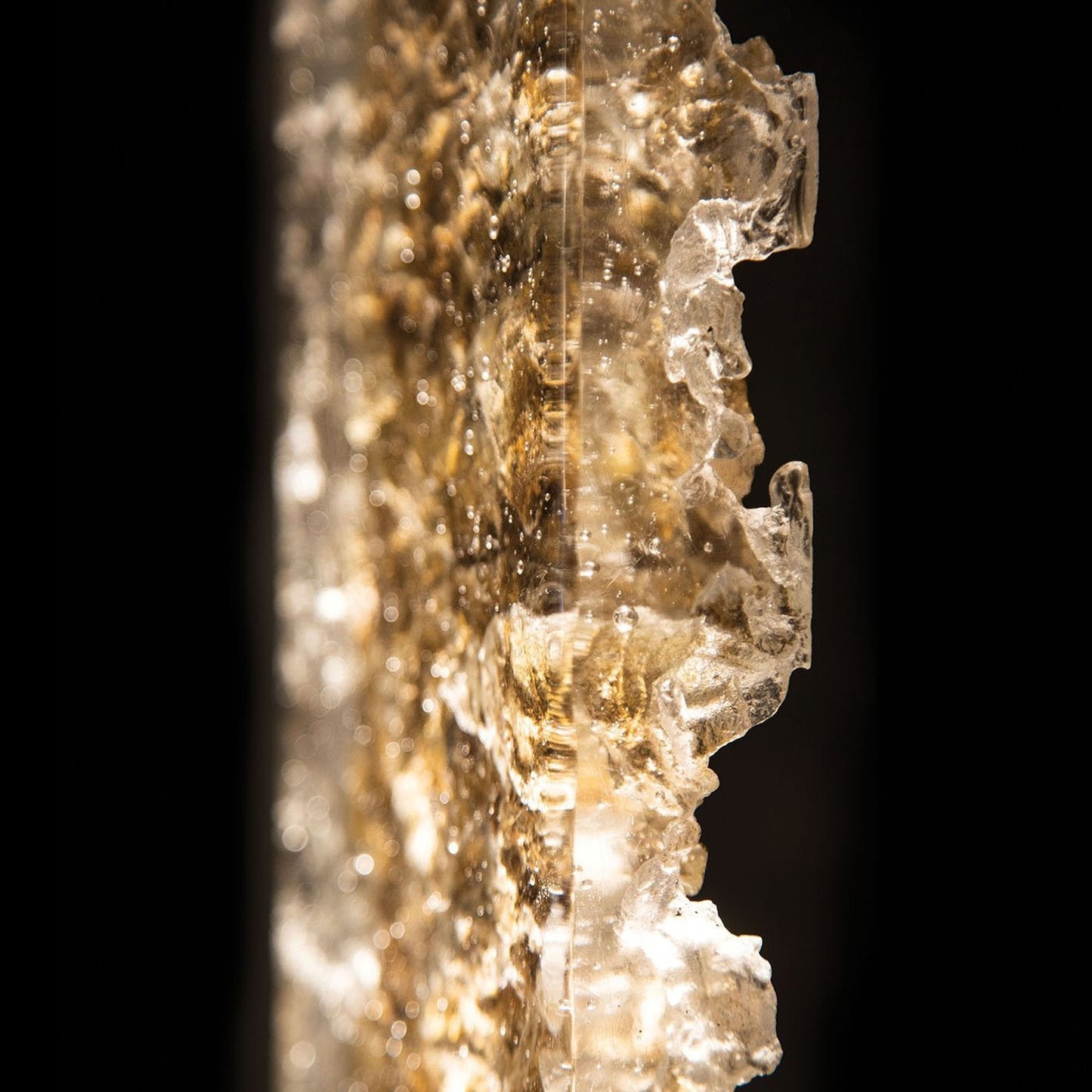 Textured Crystal 7.75-Inch LED Pendant